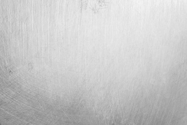 istock texture of old aluminum metal with scratch for background. 1501120996
