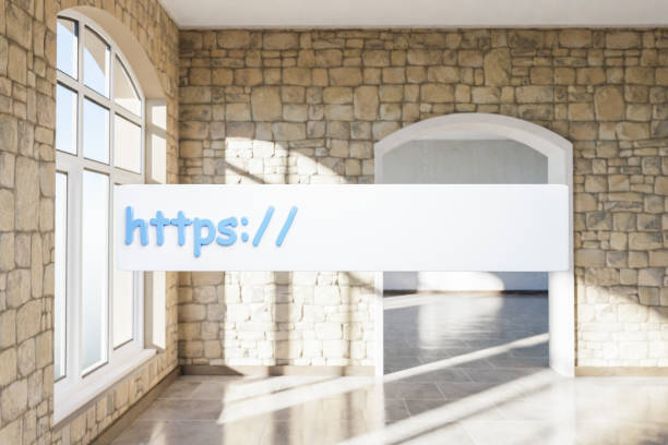 istock search box text floating in air standing in luxurious loft apartment with arched window and minimalistic interior living room design; 3D Illustration 1501123052
