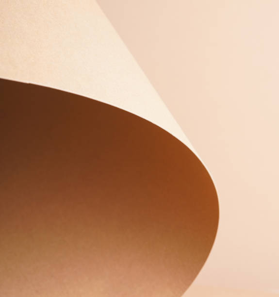 istock The colorful background from brown paper with shadow. Abstract geometric 1501129325