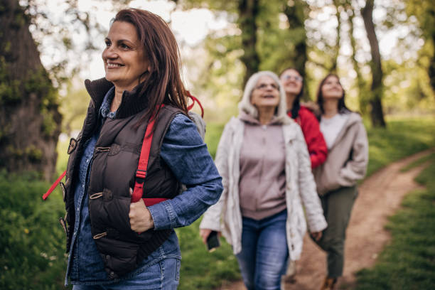 istock Women taking a walk in nature 1501142046