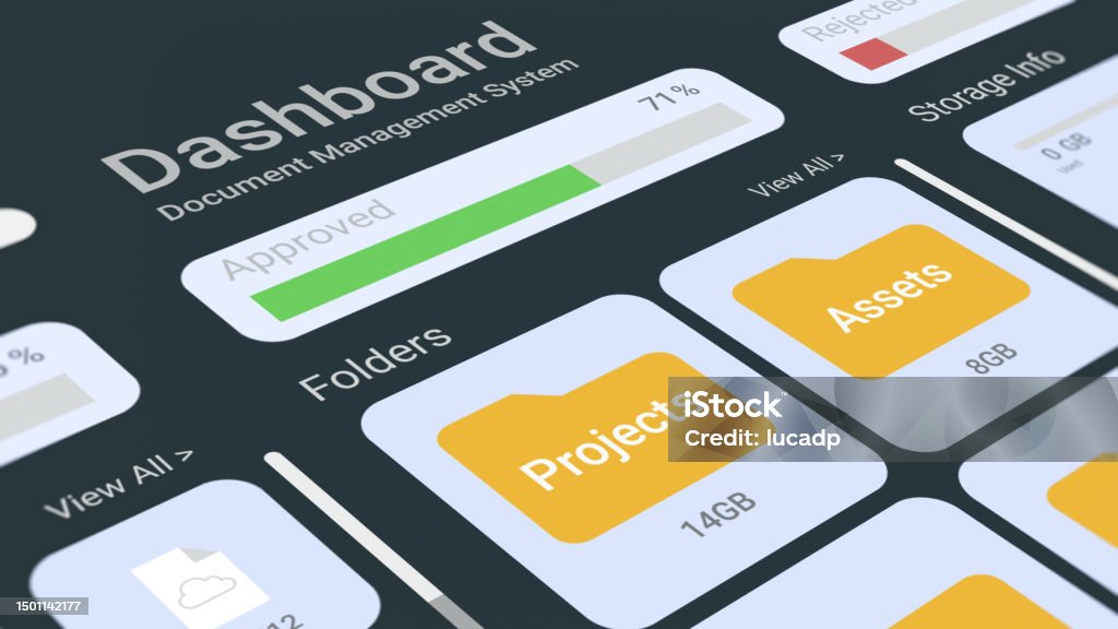 Document Management System Stock Photo - Download Image Now - Archives ...