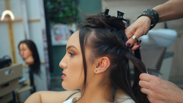 istock Prom Hairstyle Prep. Celebrating High School Graduation. 1501146838