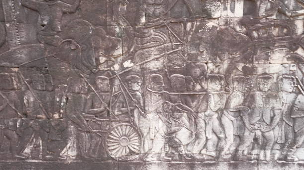 istock Stone carved about troops and army 1501147005