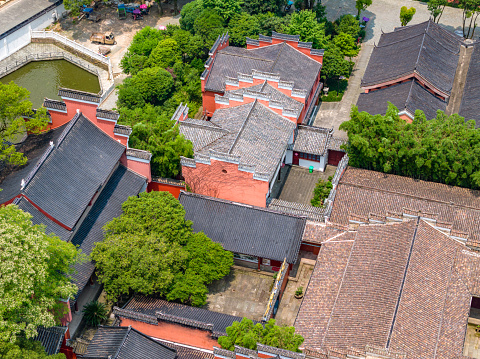 The famous Taoist ancient buildings in Jiangxi, China,The dragon tianshi mansion