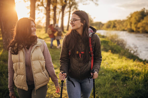 istock Sisters taking a walk in nature 1501168114