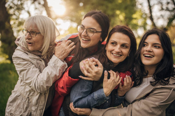istock Happy family in nature 1501168243