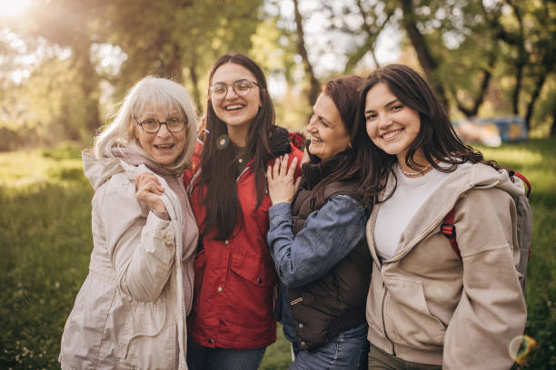 istock Happy family in nature 1501168276