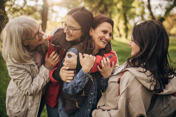 istock Happy family in nature 1501168353