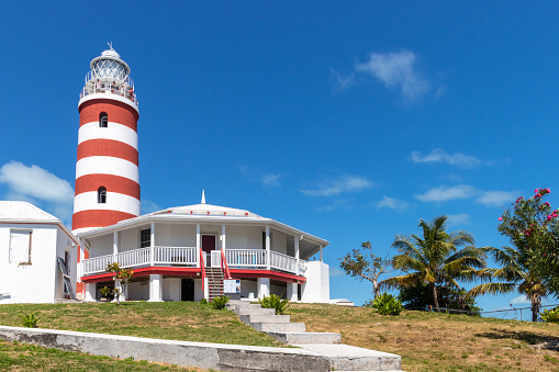 Elbow Reef Lighthouse in the Abacos has been recently restored and is open to the public.