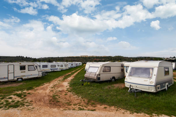 istock Dethleffs camping trailer for sale 1501171978