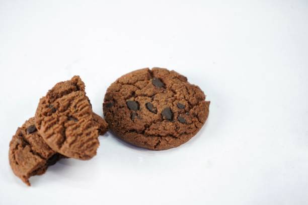 cookies on isolated white background