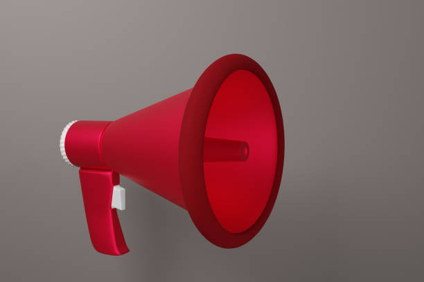 istock dark red megaphone on gray background 3d render illustration 1501183695