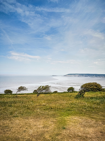 View of Weston-super-Mare and Weston Bay  from Brean Down, Somerset