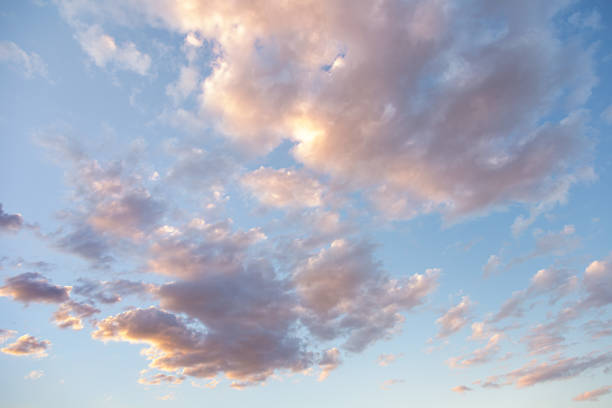 istock Sky with large clouds of different shades. 1501186911