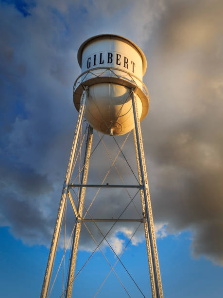 istock Vintage Water Tower Gilbert Arizona 1501196216