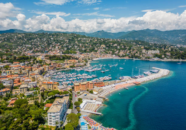 santa margherita, ligurie. - steiner photos et images de collection