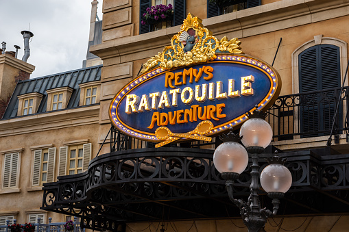 Remy's Ratatouille Adventure ride at EPCOT in Walt Disney World