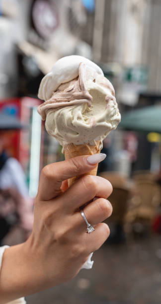 istock Holding ice-cream outdoors in summer 1501246339
