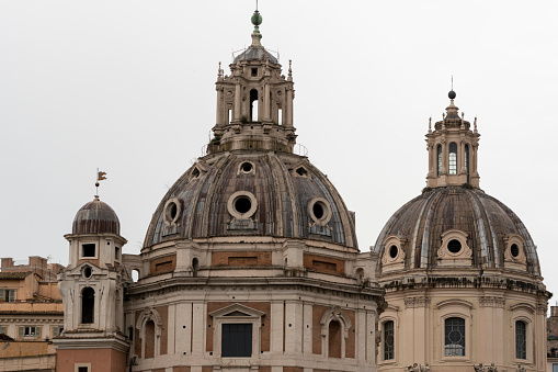 View of Santa Maria di Loreto and Santissimo Nome di Maria churc