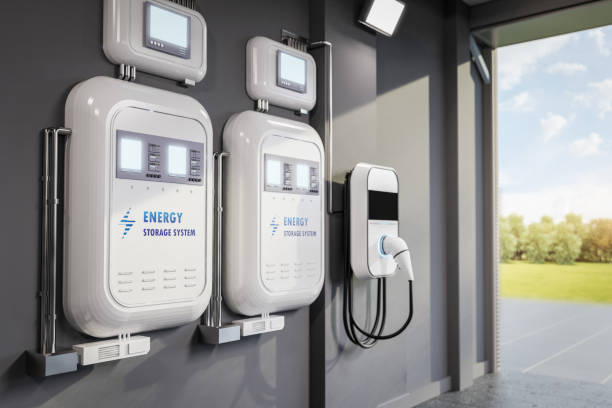 istock Ev charger at home garage 1501250970