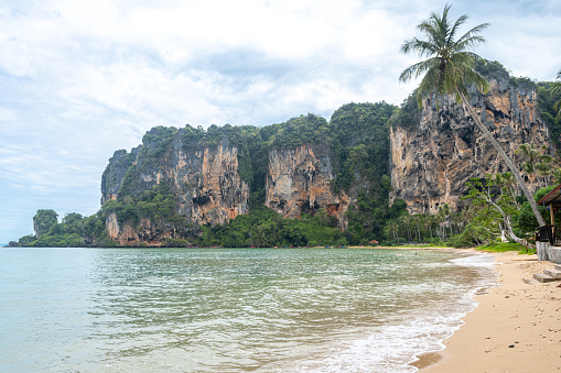 views of railay beach, a place accessible just by boat despite being close to ao nang town, thailand