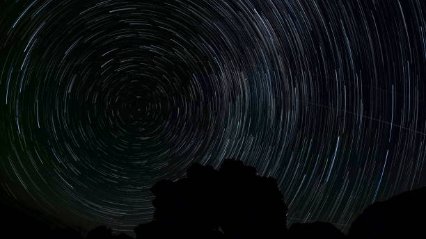istock Star Trails in Craters of the Moon 1501296353