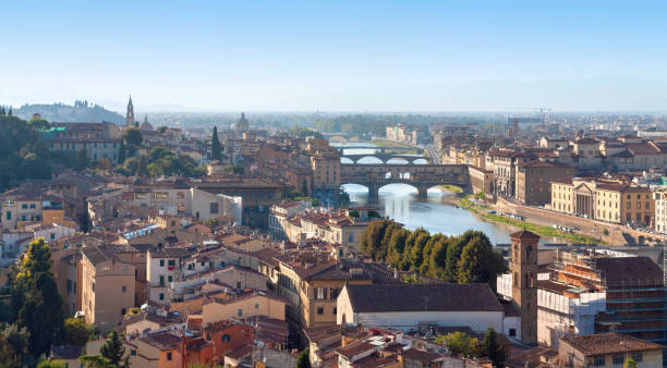 istock Florence evening aerial view, panorama. Italy 1501380910