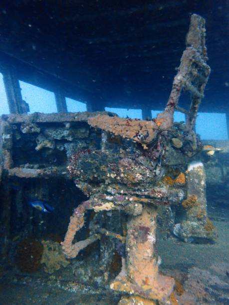 istock Captains chair on shipwreck 1501386744