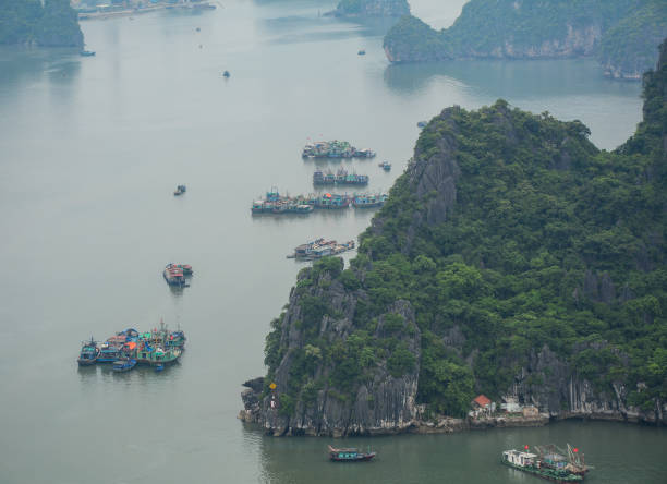 istock Ha Long Bay in misty day 1501387733