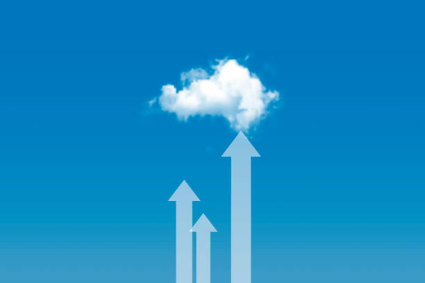 Growth, Hand, Marketing, Strategy, Aspirations, Blue, Sky, Cloud, Arrow