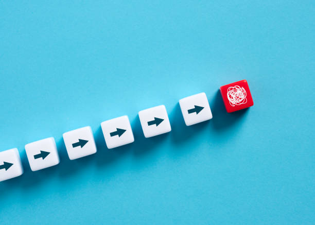 istock The path that leads to chaos and confusion. Dead end. Complexity and uncertainty in business processes. Bad leadership. 1501390634