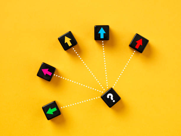 istock Choosing a strategic path to move forward. Business decision making and the way to success. Alternative options and business solutions. 1501390735