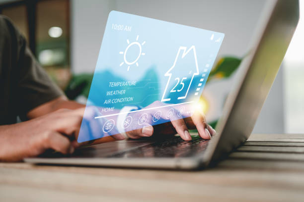 istock Hands of business people Data Management System on computer, Make a report with home expenses. 1501390902