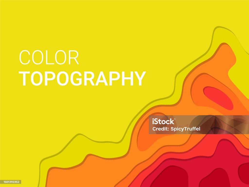 3d Vector Gradient Map Color Gradient Geometric Map Abstract Background 3d Topography Paper ...