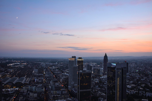 Frankfurt is the largest city in the state of Hesse in the western part of Germany.