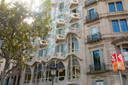 Spain Barcelona Casa Batllo, Antonio Gaudi