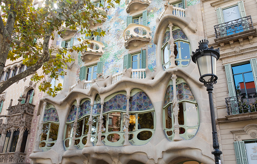 Spain Barcelona Casa Batllo, Antonio Gaudi