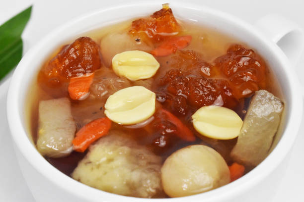 Peach Gum, a Healthy Traditional Dessert