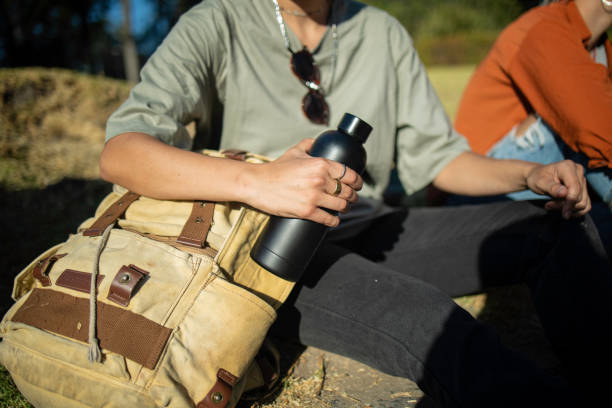 istock Close up of a woman using reusable bottle 1501491731
