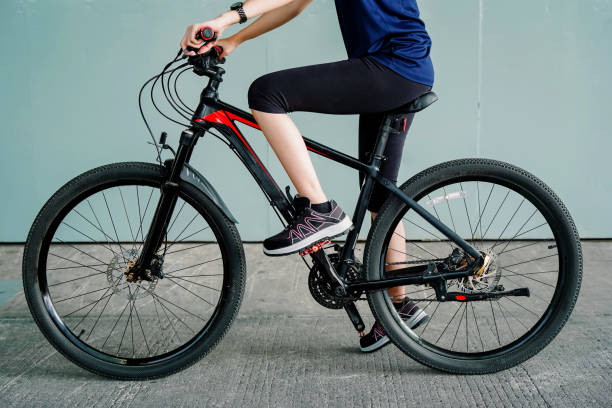 istock Photo of a girl doing bicycle exercise 1501493805
