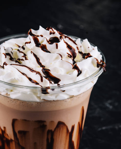 istock Cold Frappe Coffee with whipped cream 1501495483