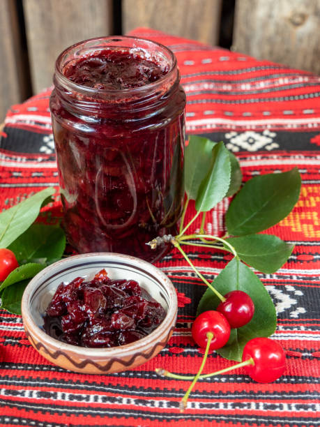 istock jar with homemade sour cherry jam 1501518242