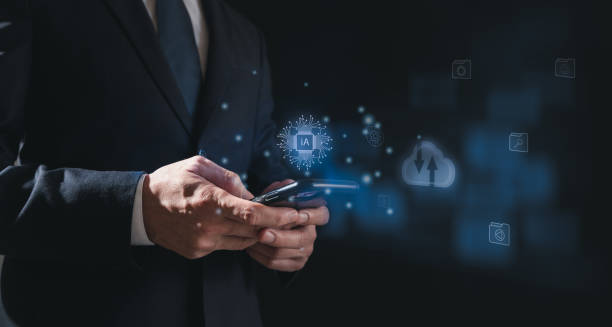 istock Digital transformation change management, internet of things. new technology big data and business process strategy, customer service management, cloud computing, smart industry. Ai technology. 1501561700