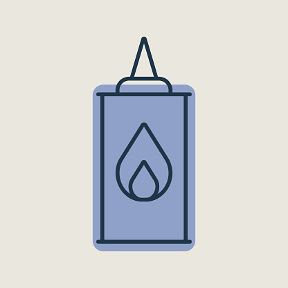 Coaling fluid vector icon. Barbecue and bbq grill sign. Graph symbol for cooking web site and apps design, logo, app, UI