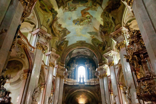 istock Saint Nicholas Church interior in Prague, Czech Republic 1501688364