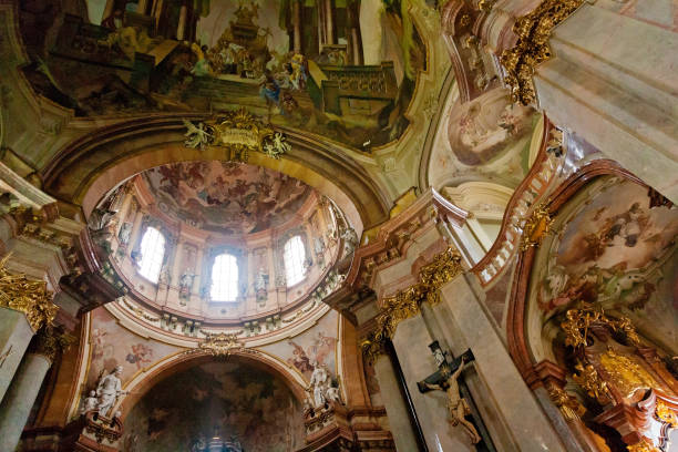 istock Saint Nicholas Church interior in Prague, Czech Republic 1501689533