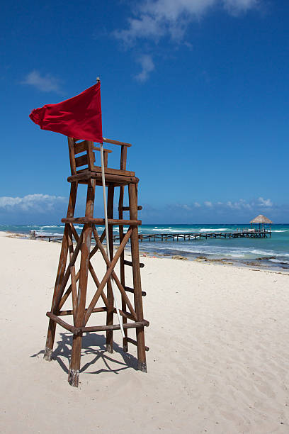 istock Lifeguard Post at Perfect Caribbean Beach 150169759