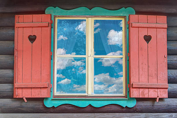 istock Wooden Chalet Window 150171678