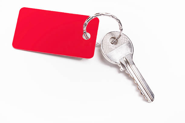 rouge porte-clés - detached house house cottage home interior photos et images de collection