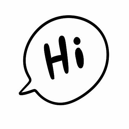 Small Text Hi Text Hi On White Background Stock Illustration - Download Image Now ...